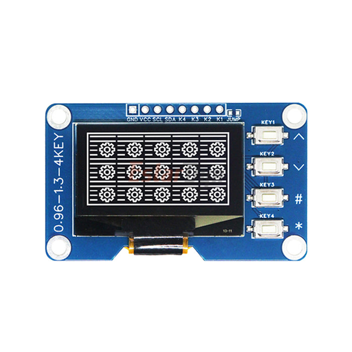 1.3" 128 x 64 SSD1116 Graphic OLED Display with Matrix Keypad from PMD Way with free delivery
