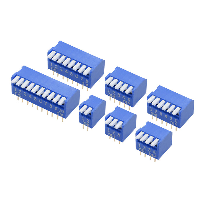 Piano Style DIP Switches - 5 Pack from PMD Way with free delivery