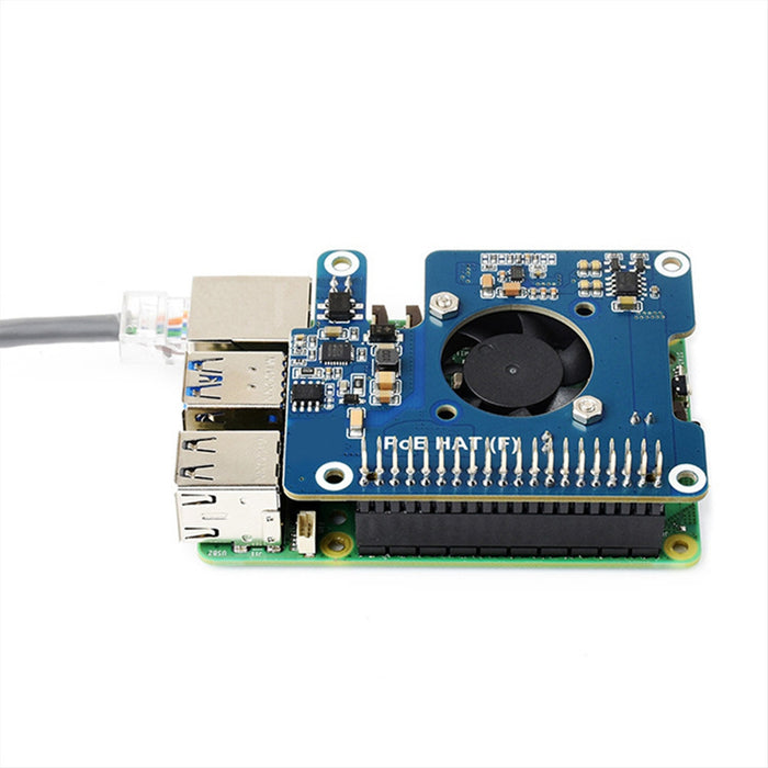 802.3af/at PoE Power over Ethernet HAT for Raspberry Pi 5