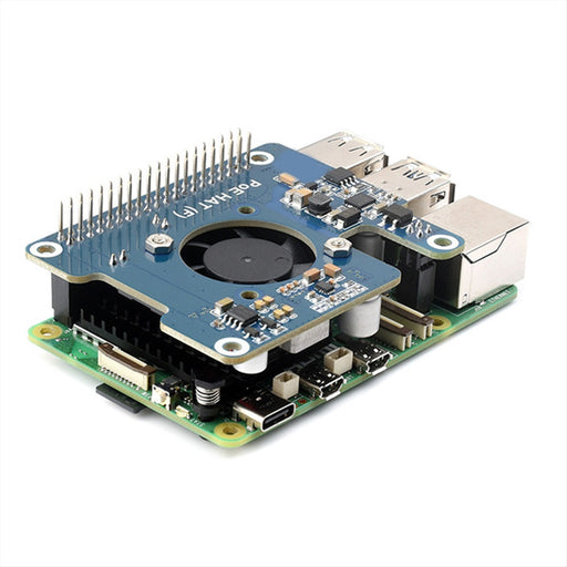 802.3af/at PoE Power over Ethernet HAT for Raspberry Pi 5