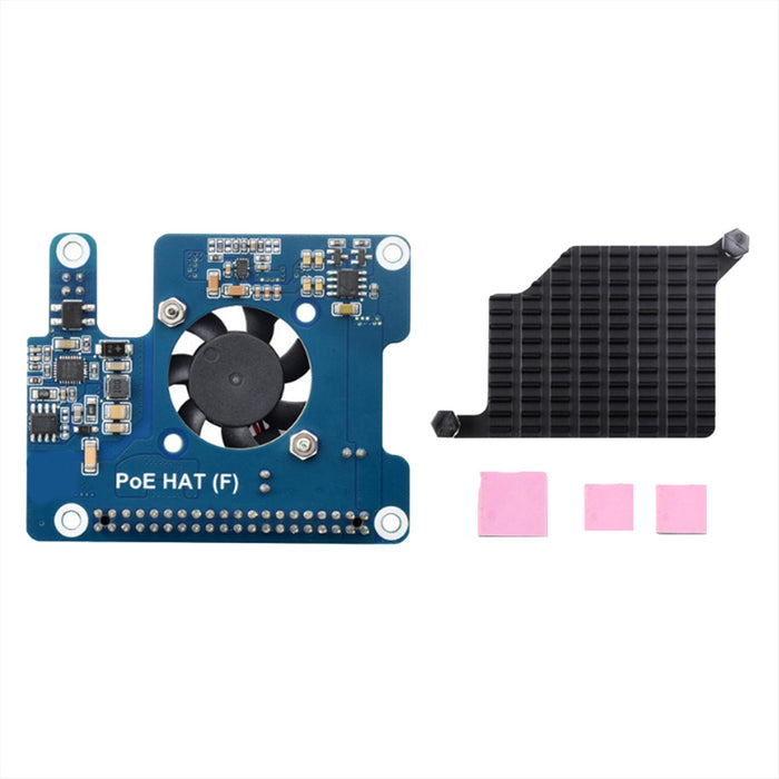 802.3af/at PoE Power over Ethernet HAT for Raspberry Pi 5