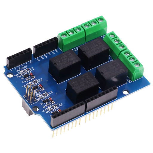 Four Relay Shield for Arduino from PMD Way with free delivery