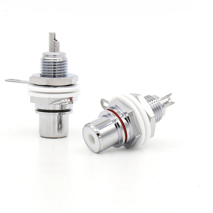 Rhodium Plated RCA Panel Sockets from PMD Way with free delivery