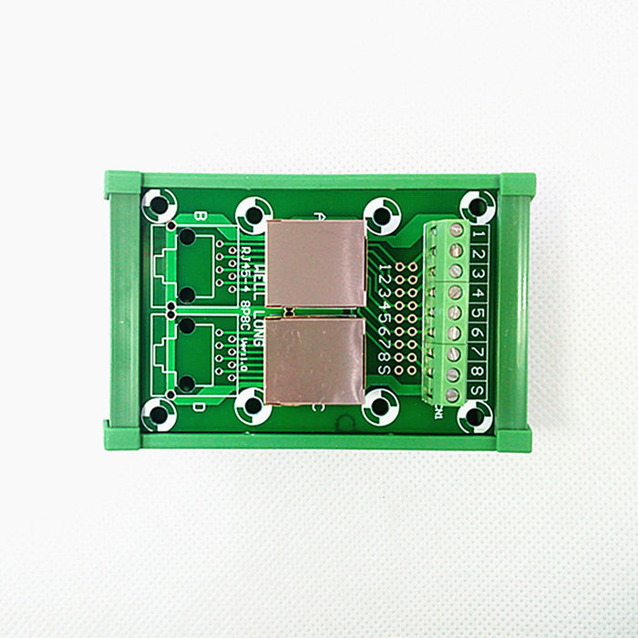 Useful RJ45 8P8C 2-Way Buss DIN Rail Terminal Block Breakout Board from PMD Way with free delivery