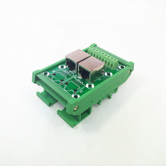 Useful RJ45 8P8C 2-Way Buss DIN Rail Terminal Block Breakout Board from PMD Way with free delivery