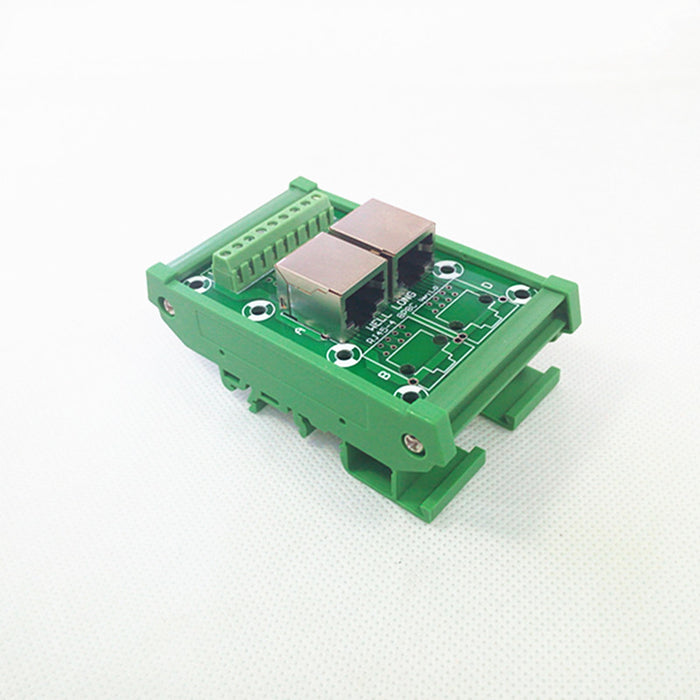 Useful RJ45 8P8C 2-Way Buss DIN Rail Terminal Block Breakout Board from PMD Way with free delivery