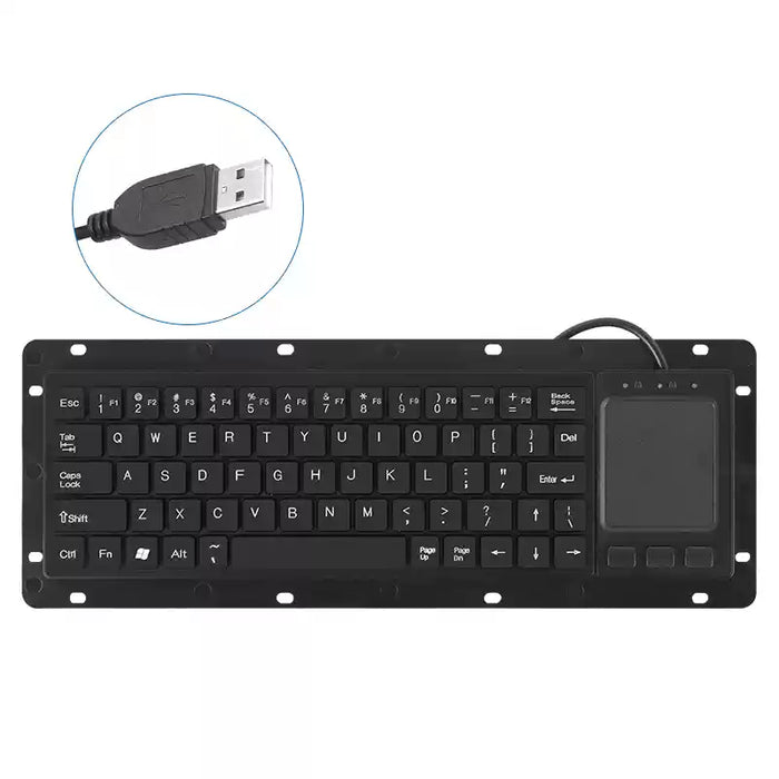 Rugged Industrial Keyboard with Trackball or Trackpad from PMD Way with free delivery