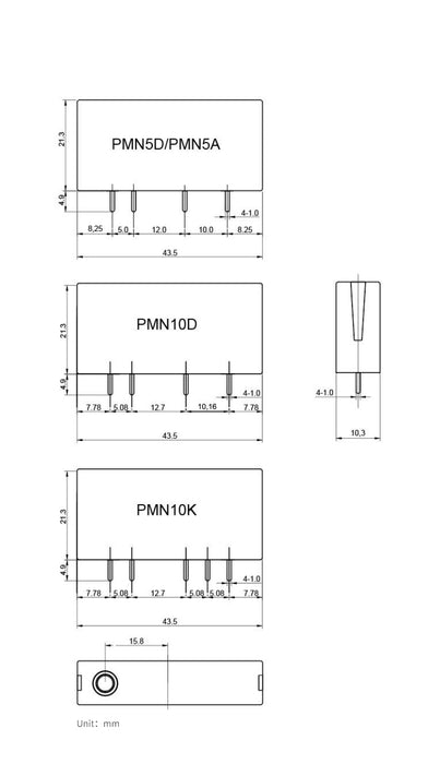 Thin Solid State PCB Relays from PMD Way with free delivery