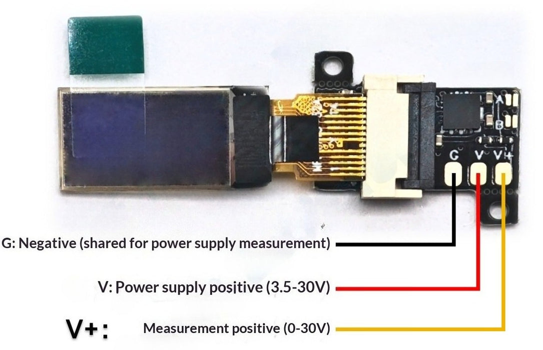Tiny 0.5 Inch OLED Digital Voltmeter from PMD Way with free delivery