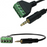 3.5mm Male Screw Terminal Block Plug Cables - 100 Pack