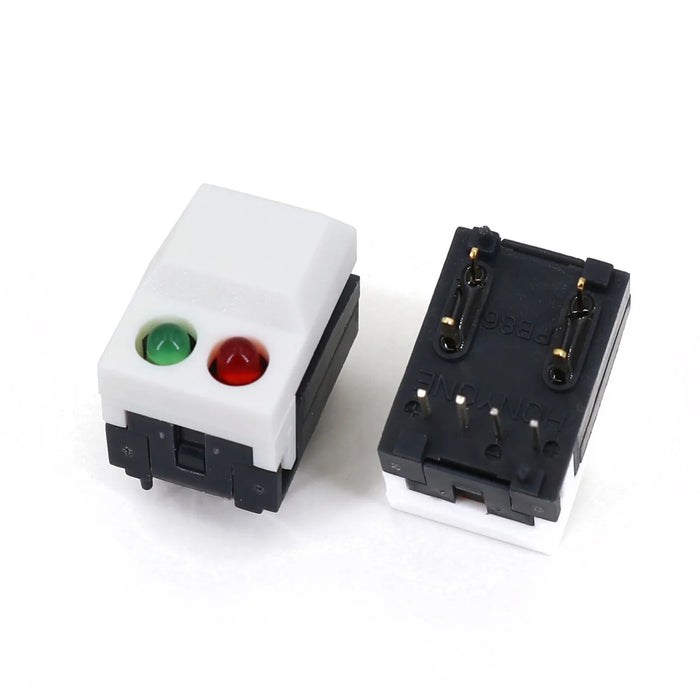 Twin LED Tactile Buttons in packs of ten from PMD Way with free delivery