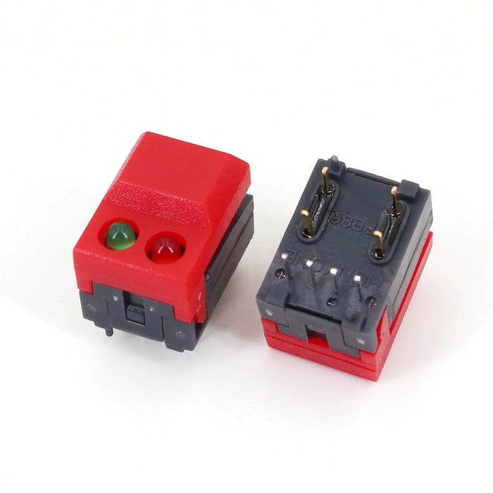 Twin LED Tactile Buttons in packs of ten from PMD Way with free delivery