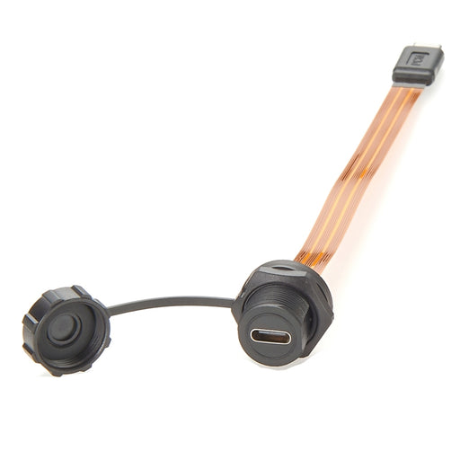 USB C 3.1 Panel Mount Cable - 10Gbps - 100W from PMD Way with free delivery