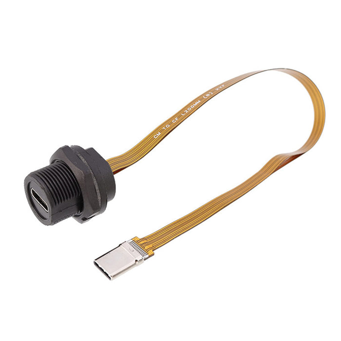 Usb Cable Mount Waterproof USB C Panel Mount Cable IP68 — PMD Way