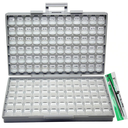 Assorted 0201 SMD Resistor Box - 14400 Pieces from PMD Way with free delivery worldwide