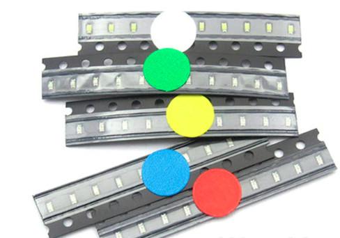 Assorted 0603 SMD LED Pack - 1000 Pieces - Ten Colors — PMD Way