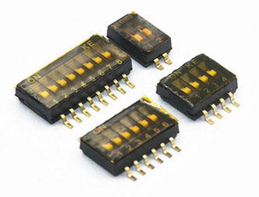 SMD 1.27mm Pitch DIP Switches - Five Pack from PMD Way wtih free delivery worldwide