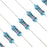 1/4W Metal Film Resistors - 100 Pack from PMD Way with free delivery worldwide