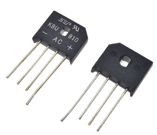 Great value 1000V 8A KBU810 Diode Bridge Rectifiers in packs of ten from PMD Way with free delivery worldwide