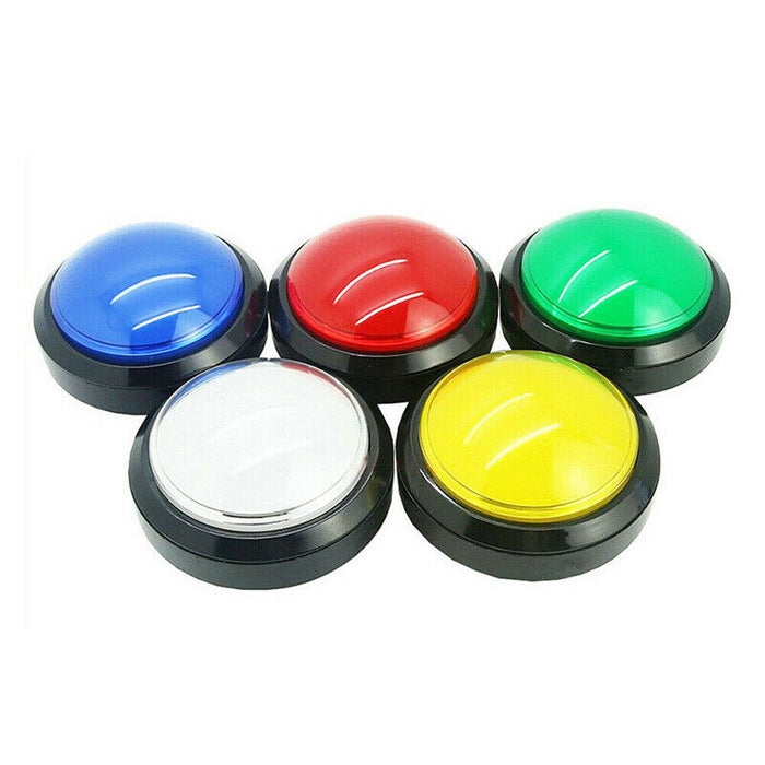 Large Arcade Button Huge 100mm Illuminated Round Dome Arcade Button — PMD Way