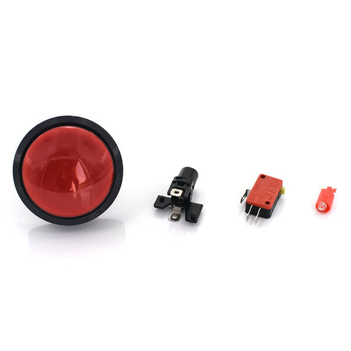 Huge 100mm Illuminated Round Dome Arcade Buttons in five colors from PMD Way with free delivery worldwide
