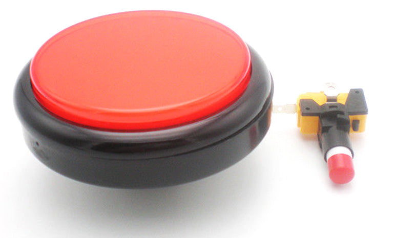 Massive Arcade Button with LED - 100mm Red : ID 1185 : $9.95 : Adafruit  Industries, Unique & fun DIY electronics and kits