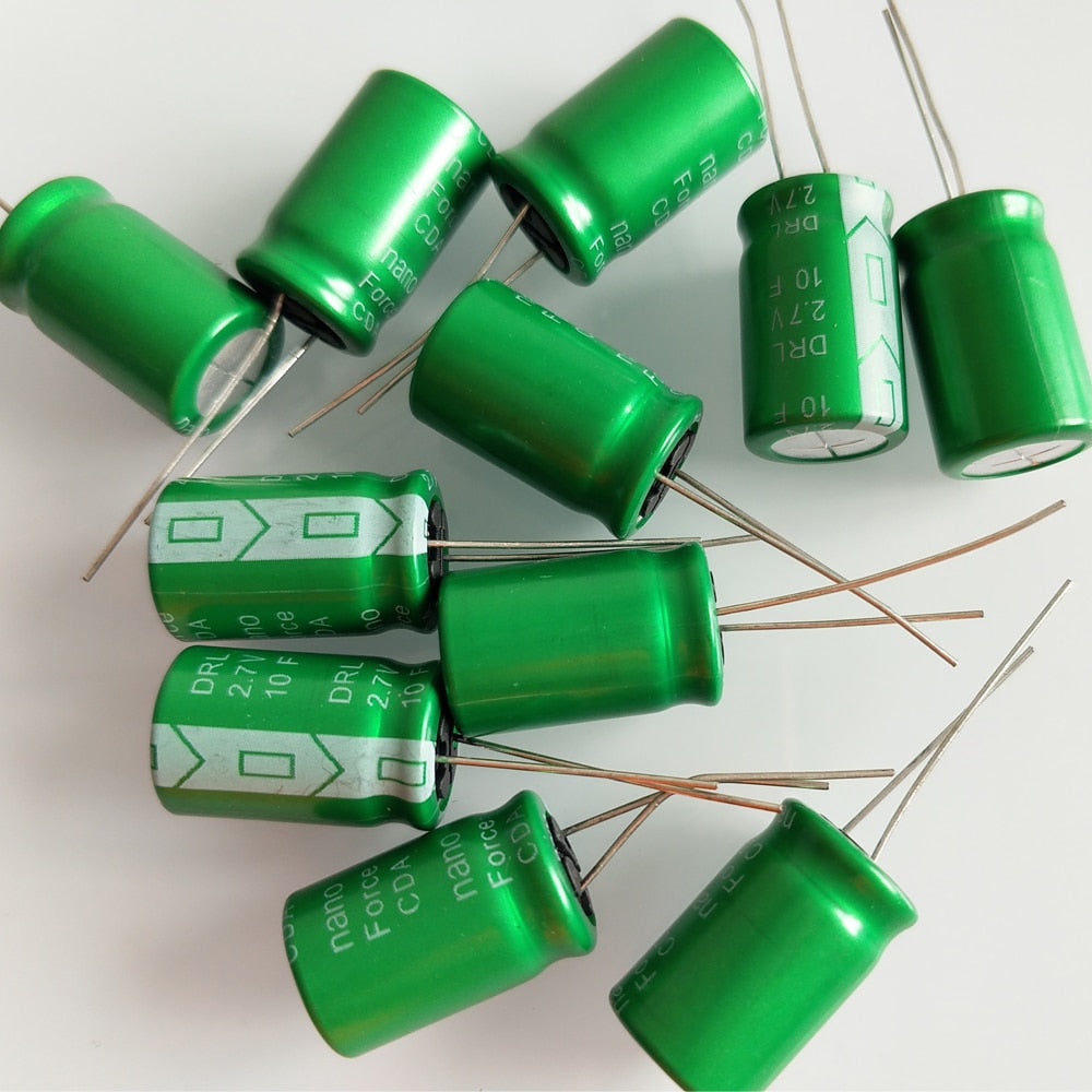 Quality 10F 2.7V Super Capacitors in packs of ten from PMD Way with free delivery worldwide