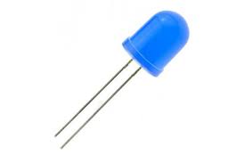 10mm Blue Diffused LED - 50 Pack from PMD Way with free delivery worldwide