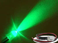 10mm 12V Prewired Green Round LEDs in packs of 200 from PMD Way with free delivery worldwide