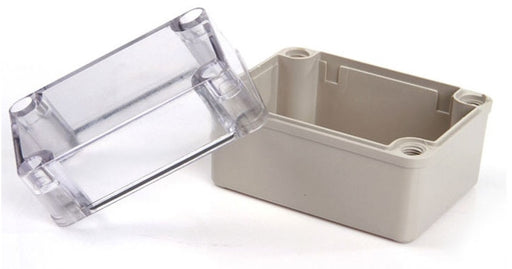 Plastic IP68 Waterproof Enclosure with Clear Cover 110 x 80 x 85mm from PMD Way with free delivery worldwide