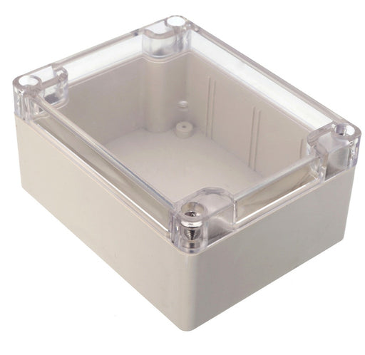 Plastic Enclosure with Clear Cover 115 x 90 x 55mm from PMD Way with free delivery worldwide