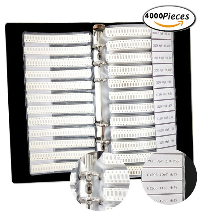 Quality 1206 SMD Capacitor Kit Book - 4000 Pieces from PMDWay with free delivery worldwide