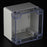 Plastic Waterproof Enclosure with Clear Cover 120 x 120 x 90mm from PMD Way with free delivery worldwide