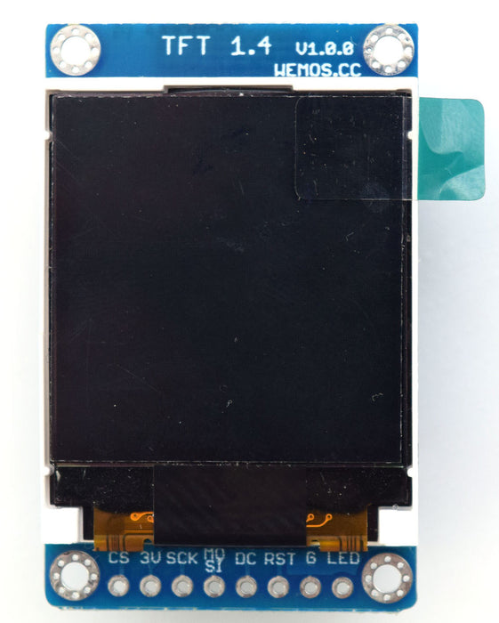 1.44" 128x128 TFT LCD for WeMos LoLin Boards from PMD Way with free delivery worldwide