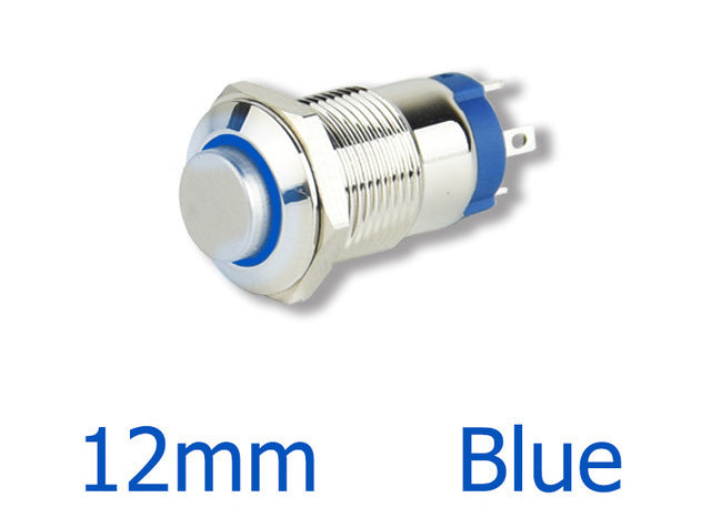 12mm Illuminated Metal Push Buttons from PMD Way with free delivery worldwide