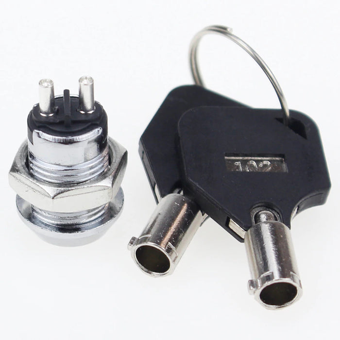 12mm Stainless Steel Tubular Key Switch — PMD Way