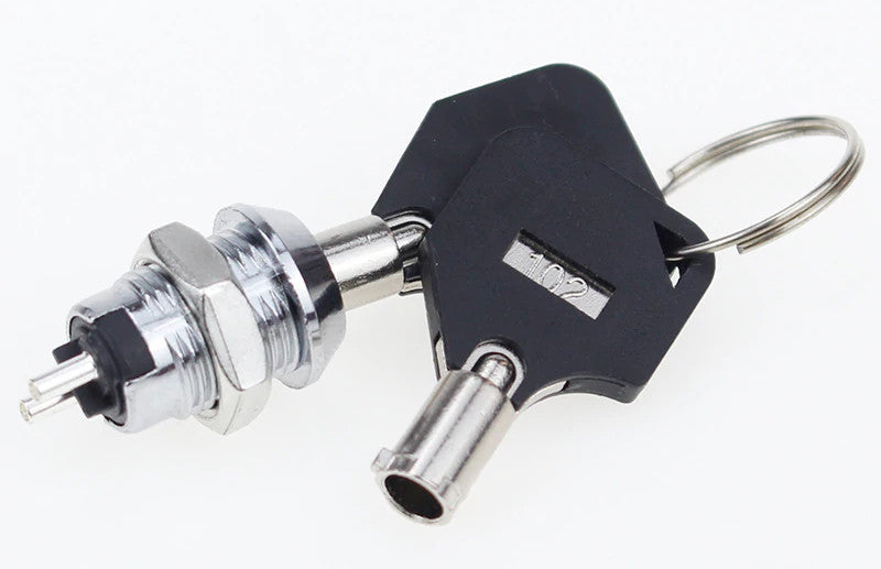 12mm Stainless Steel Tubular Key Switches from PMD Way with free delivery worldwide