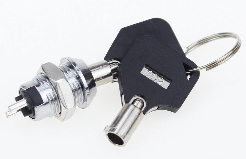 12mm Stainless Steel Tubular Key Switch — PMD Way