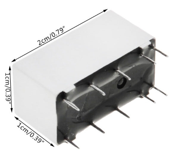 DPDT 12V Coil Bistable Latching Relay from PMD Way with free delivery worldwide
