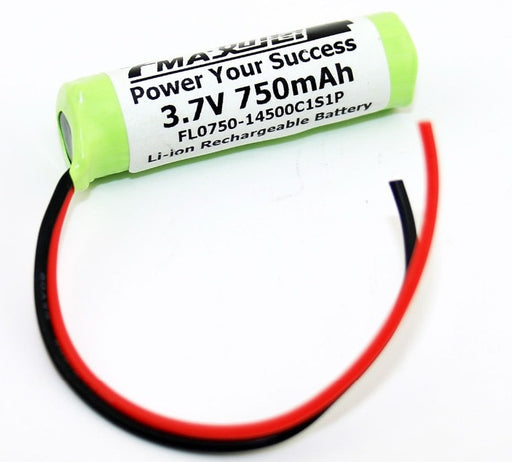 Wired 750mAh 14500 3.7V Rechargeable Lithium Ion Battery from PMD Way with free delivery worldwide