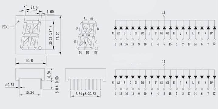 Alphanumeric LED Displays from PMD Way