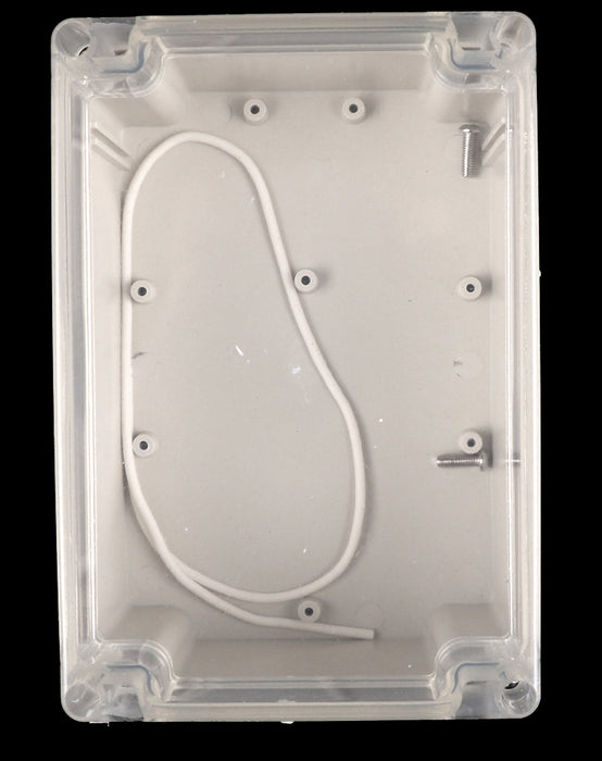 Plastic Waterproof Enclosure with Clear Cover 160 x 110 x 90mm from PMD Way with free delivery worldwide