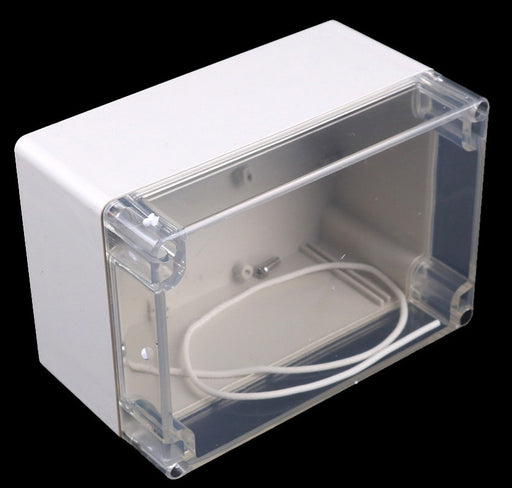 Plastic Waterproof Enclosure with Clear Cover 160 x 110 x 90mm from PMD Way with free delivery worldwide