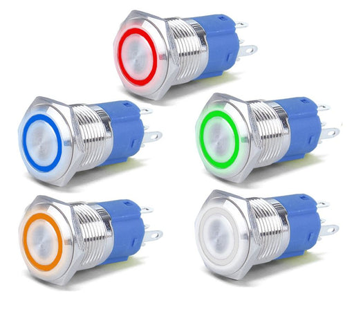 Magnetic Led Button LED Illuminated Round Push Buttons from PMD Way