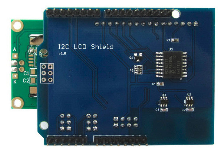 Save Arduino pins with the 16x2 Character LCD Shield for Arduino with I2C and Touch Keys from PMD Way with free delivery worldwide