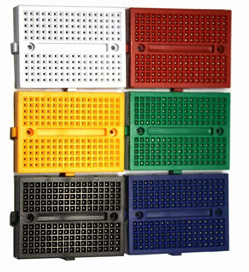 170 Point Interlocking Solderless Breadboards - Various Colors from PMD Way with free delivery worldwide