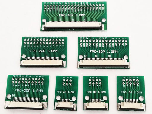 1.0mm FPC FFC Flat Cable to Through Hole DIP Breakout Boards