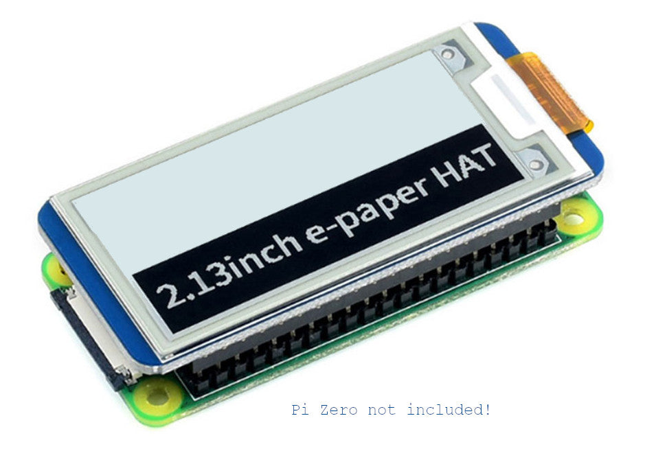 2.13" ePaper eInk Display for Raspberry Pi from PMD Way with free delivery worldwide
