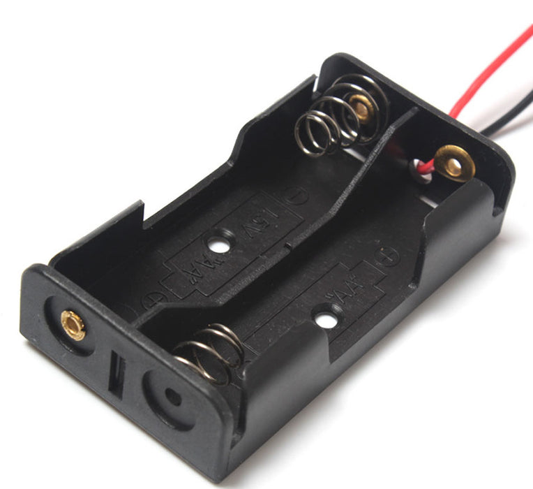 2 AA Cell Battery Holder with DC Plug from PMD Way with free delivery worldwide