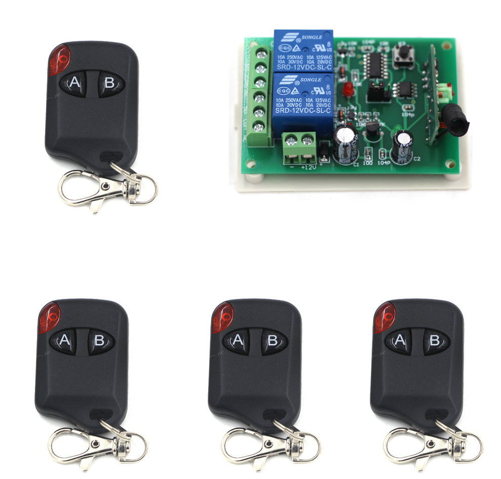 Two Channel Wireless Remote Relay Board - DC12V 24V from PMD Way with free delivery worldwide